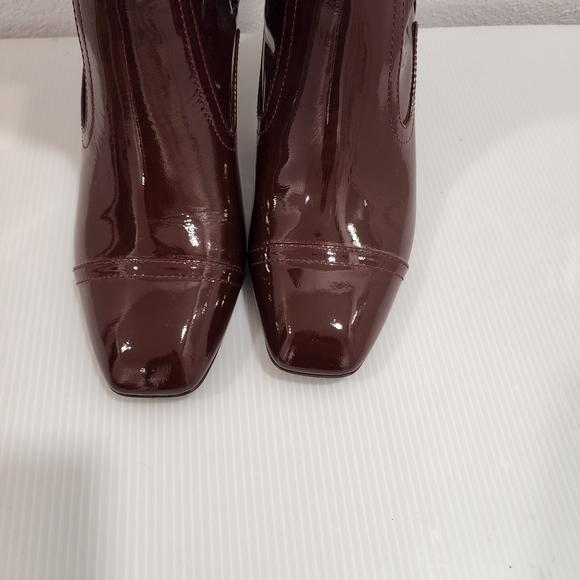 Zimmerman Patent Boots in Bordeaux - Picture 9 of 10